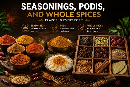 Nimmi's Seasonings and Podis