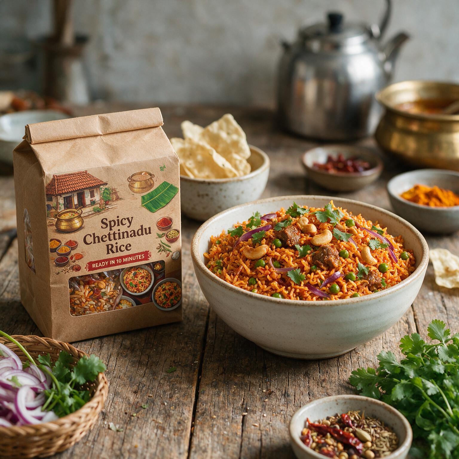 SPICY CHETTINADU RICE