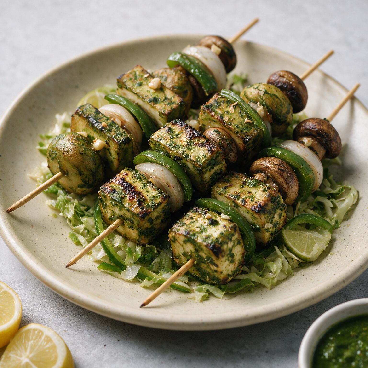 HARIYALI KABAB MARINATION