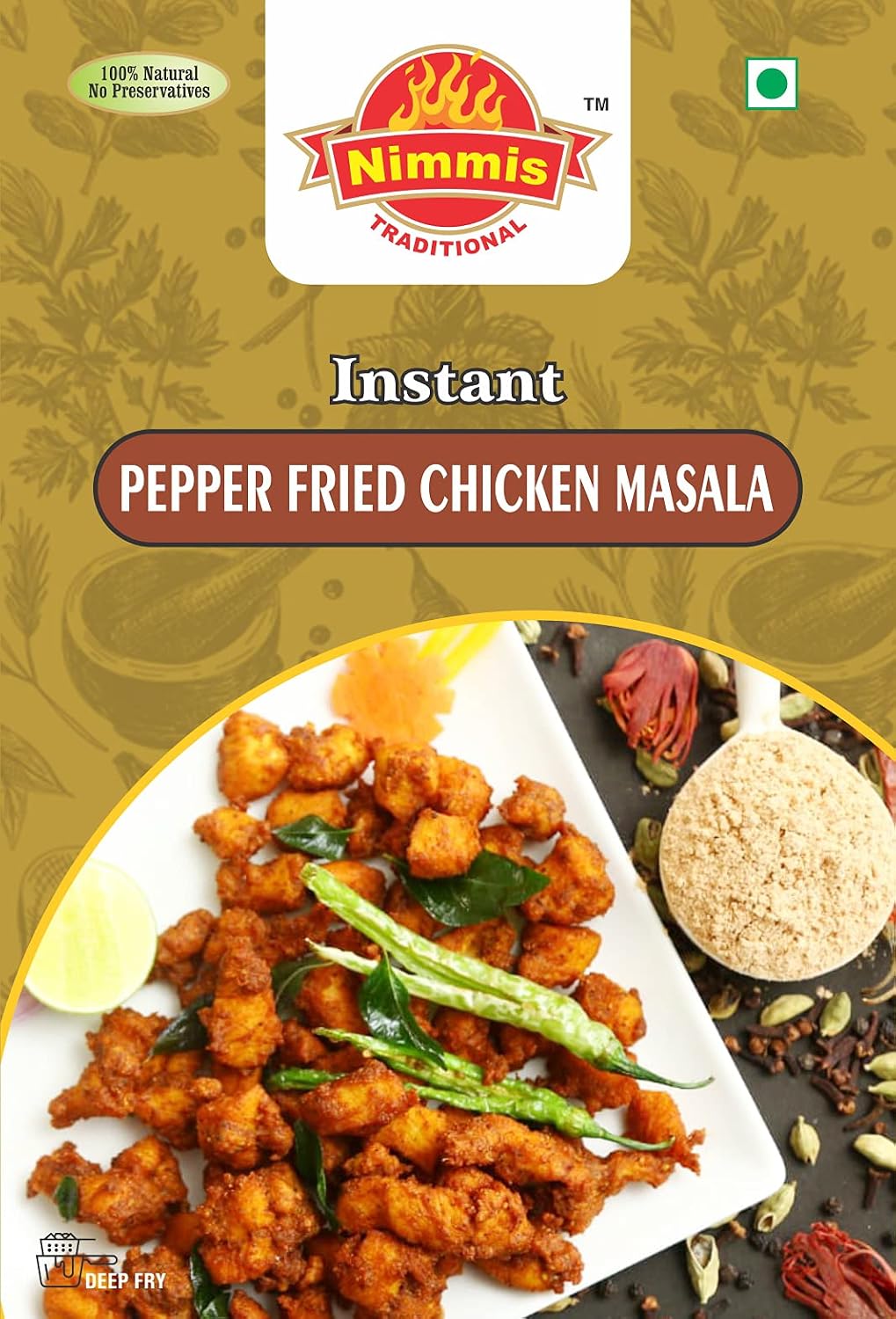 PEPPER FRIED CHICKEN MARINATION