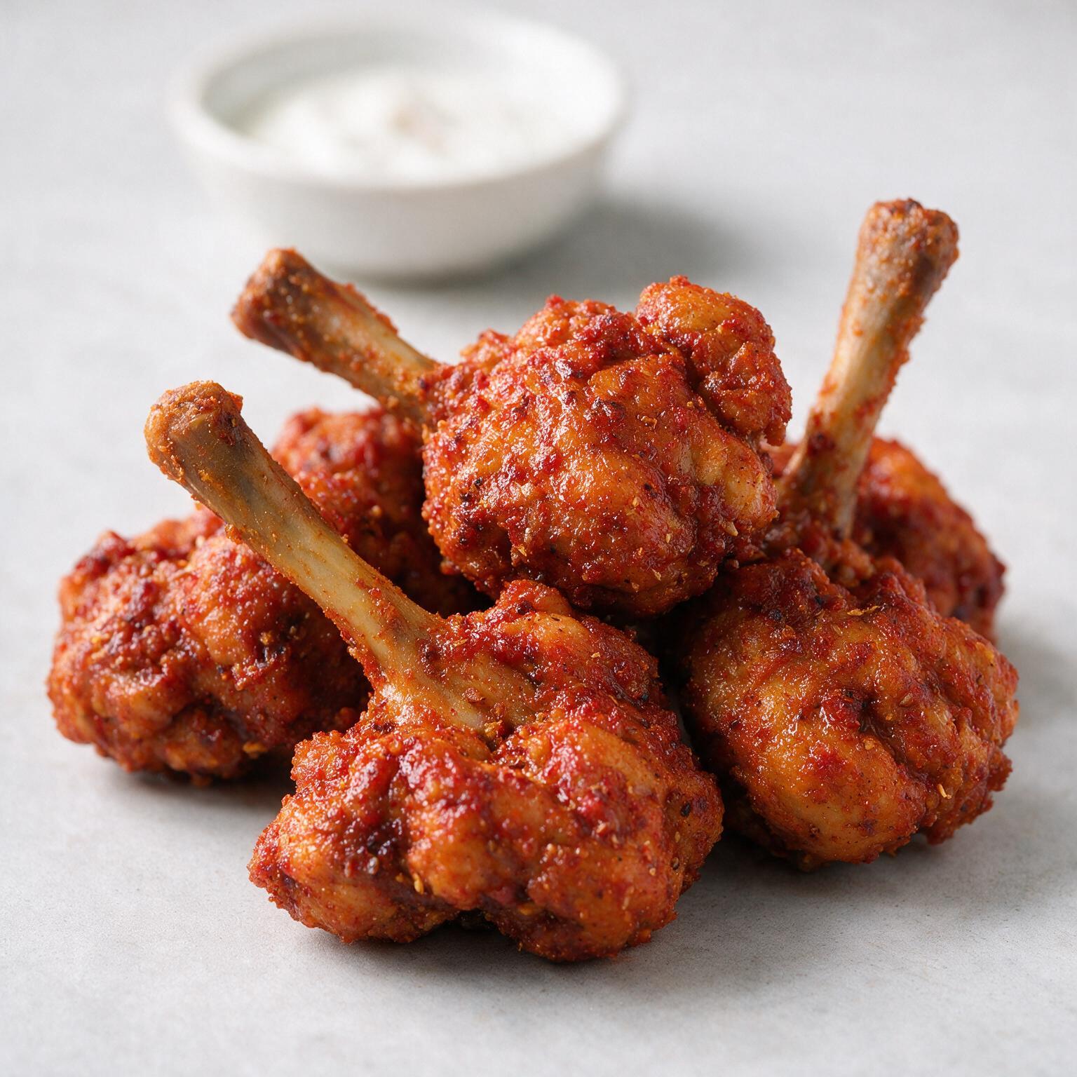 CHICKEN LOLLY POP FRIED MARINATION