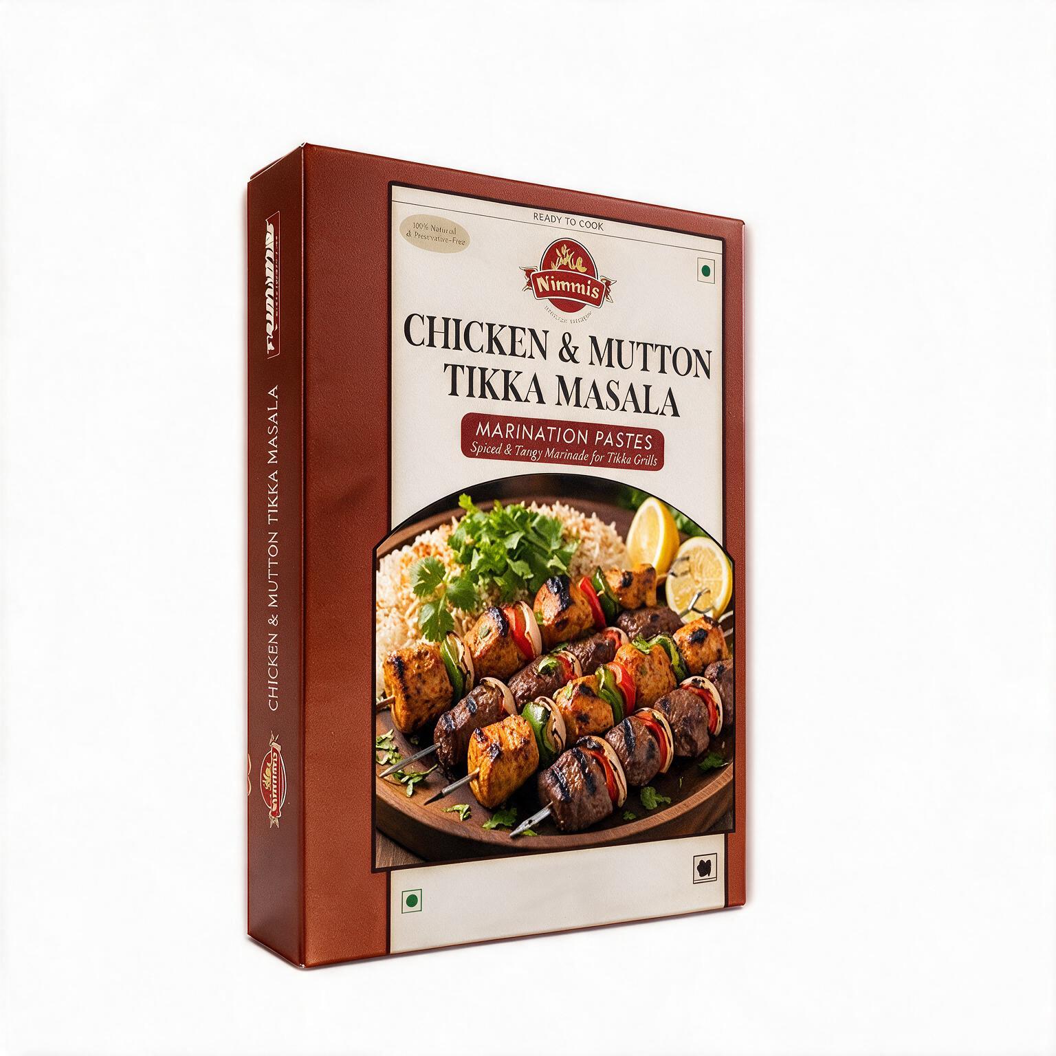 CHICKEN & MUTTON TIKKA MASALA