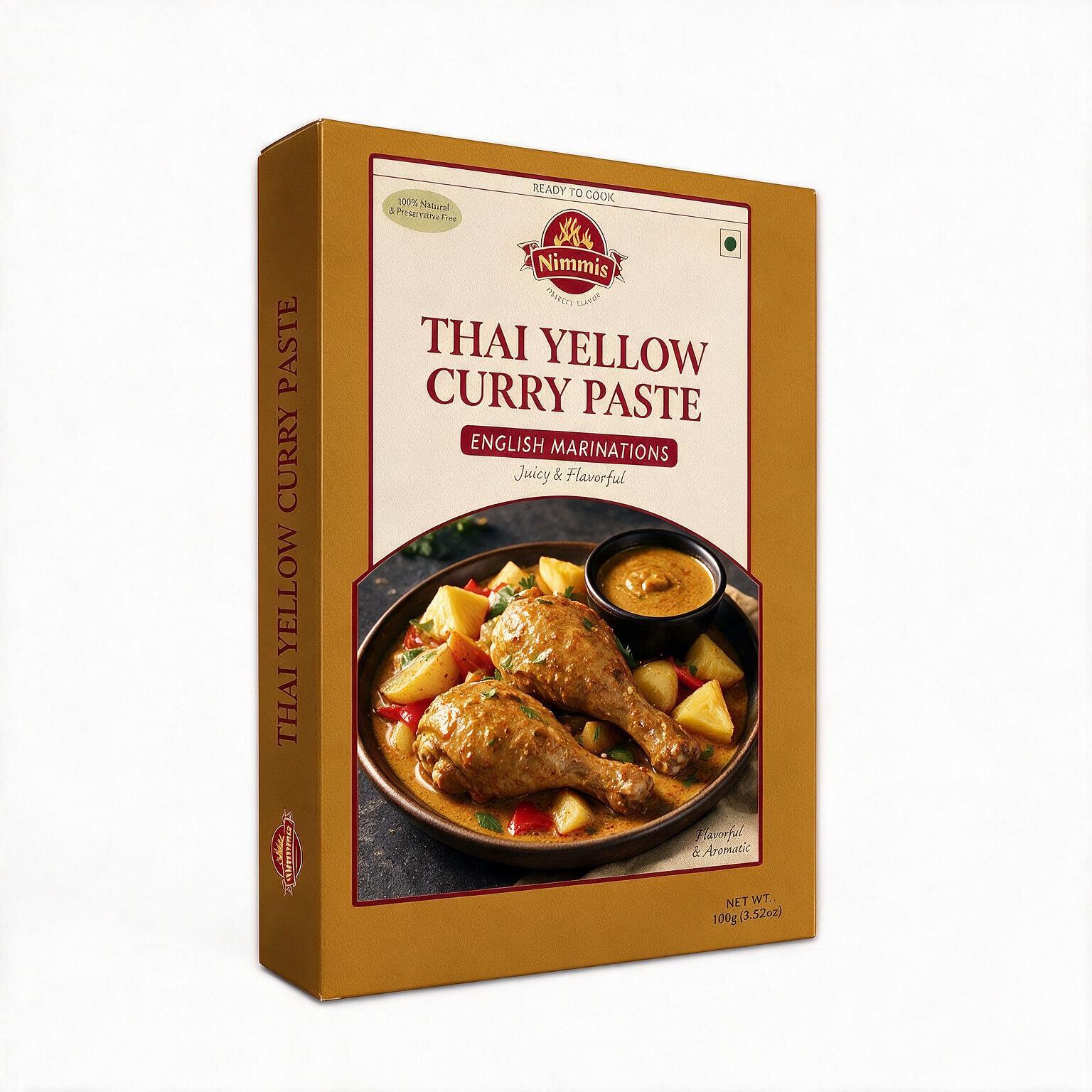 THAI YELLOW CURRY PASTE (ENGLISH)