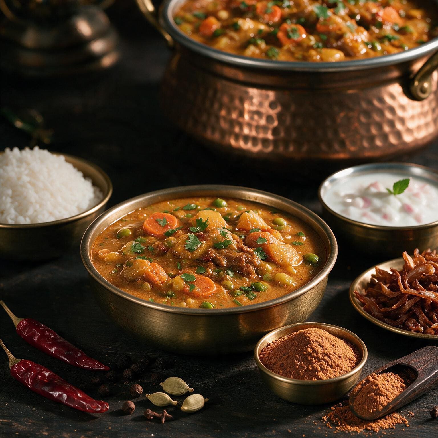 ANDHRA VEG / NON VEG KHORMA